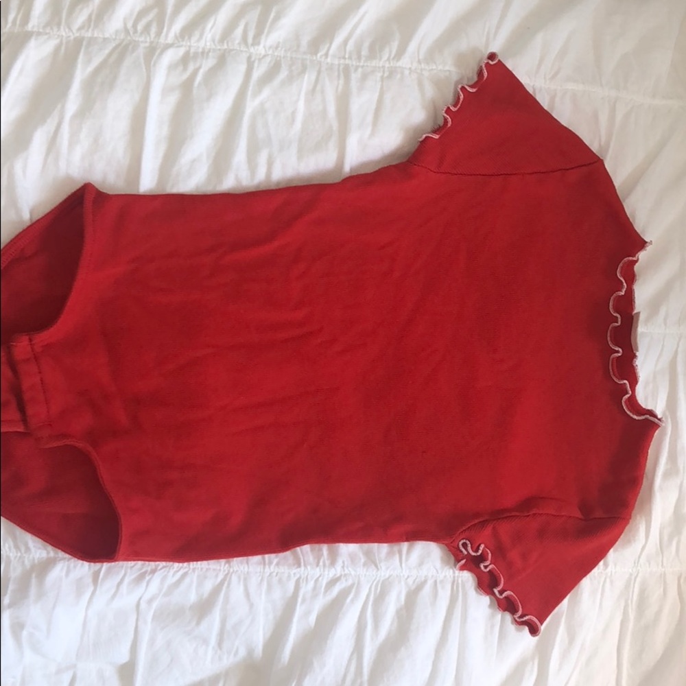 Zara Red Bodysuit